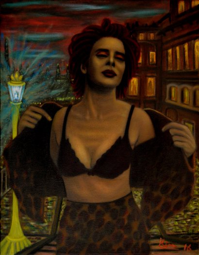 Oil Painting > Witching Hour > Isabella Rossellini